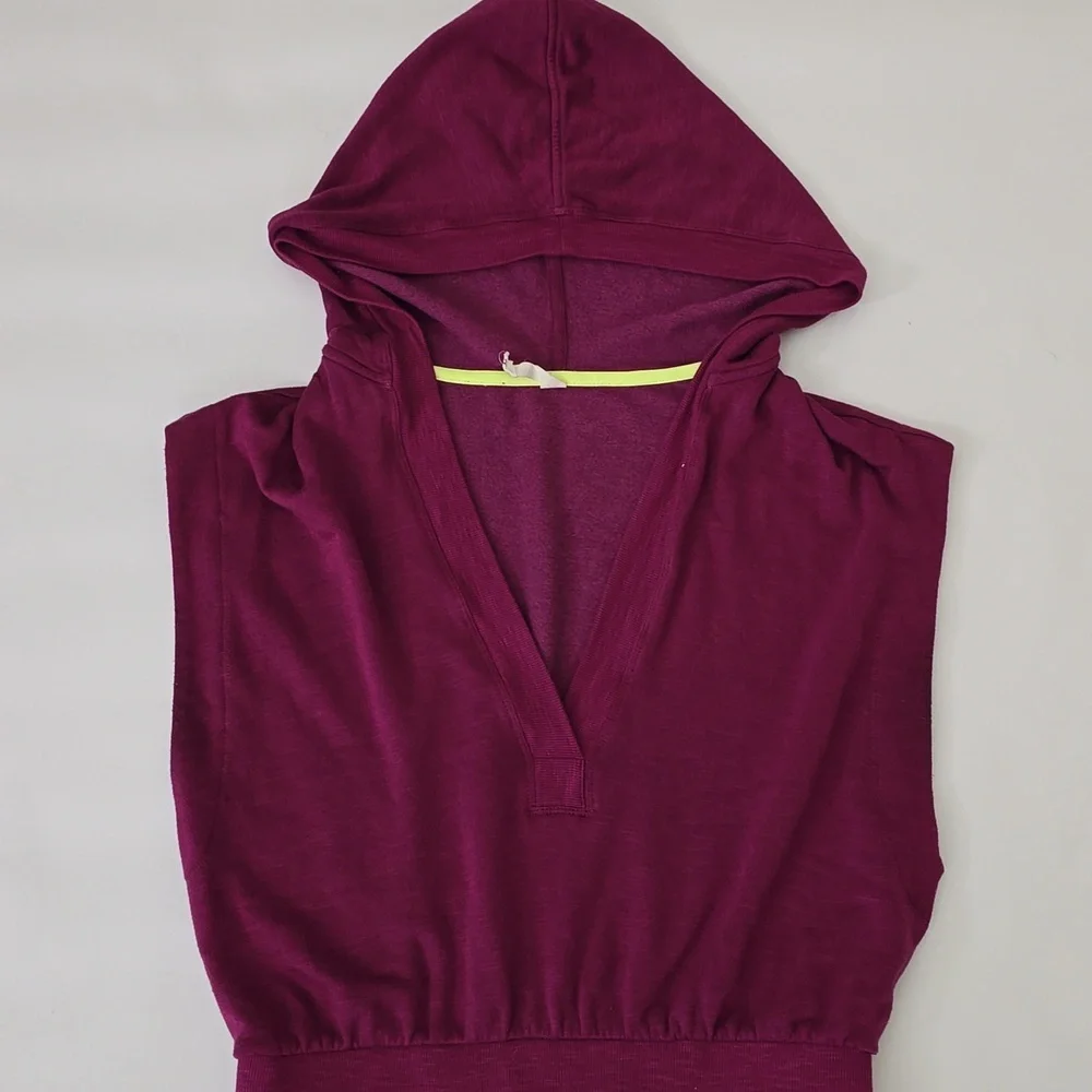 Anthropologie Daily Practice Komi Hooded Mini Lounge Dress - Picture 5 of 8